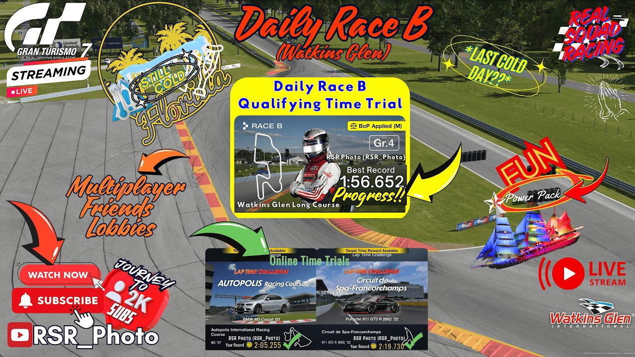 GT7 Gran Turismo 7 Vert 1700+ Subs 🥶LAST of COLD?🥶 Can I Improving Daily Race Quali-Laps + Lobbies!!