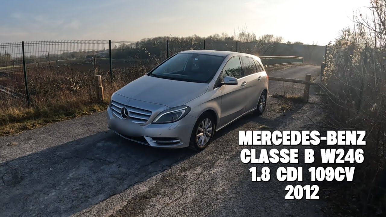 JE TESTE LE 0-100 KM/H (0-60 MPH) de cette MERCEDES-BENZ B180 CDI W246 !