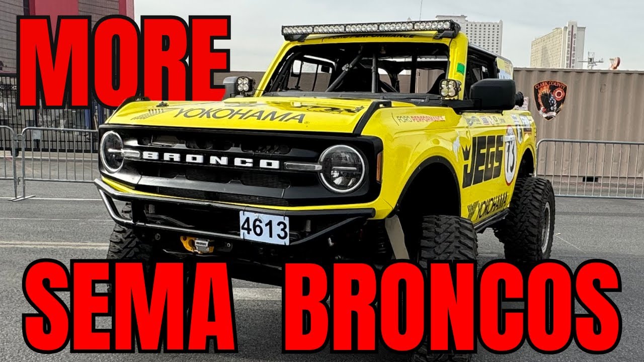 More SEMA Broncos Day One. So Many We Had To Make A Second Video.