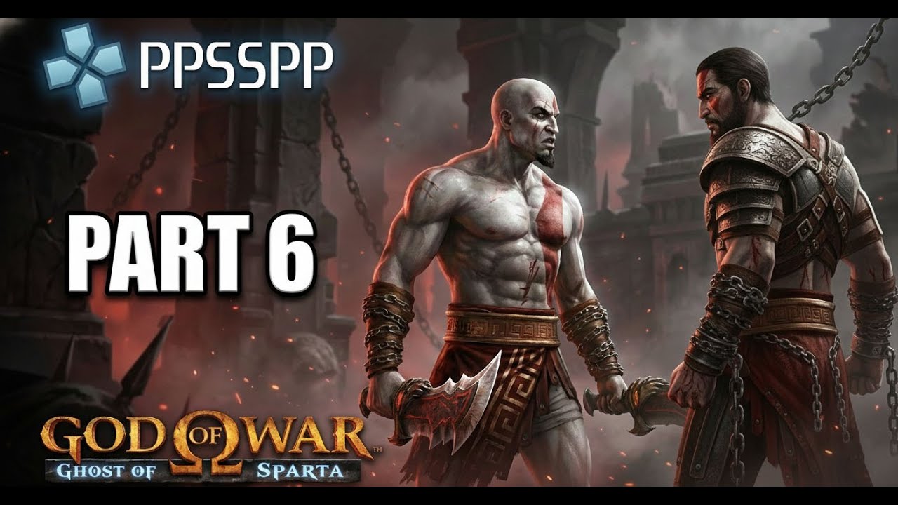 God of War: Ghost of Sparta Part 6 (PSP) | Kratos Meets Deimos | Gameplay Walkthrough PPSSPP