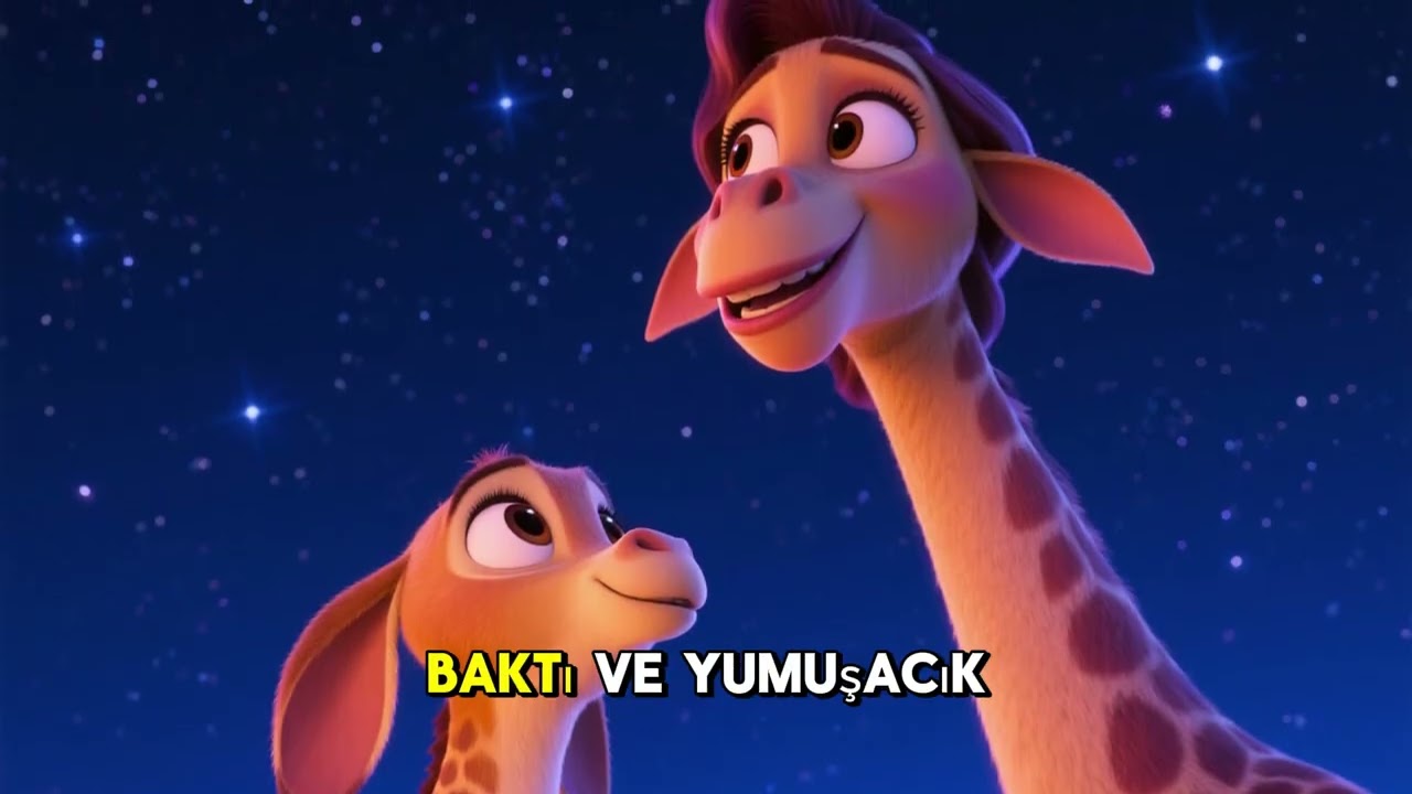 Zürafa Anne ve Uzunboy: En Güzel Uyku Yastığı 🦒🌙