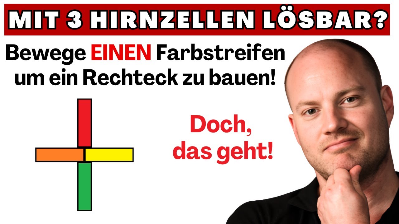 Diese Aufgabe ist so einfach zu lösen. Auch für dich? | Farbstreifen, Mathe
