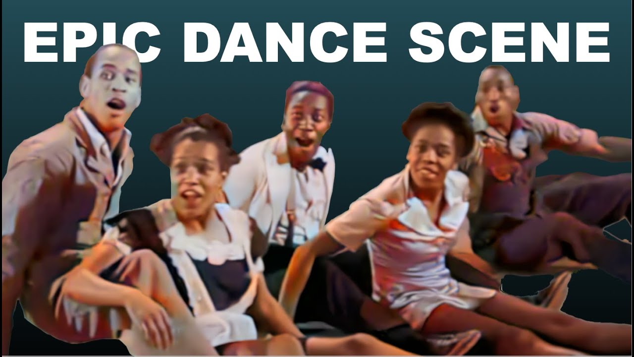 Incredible Dance Scene! - First Time in Stunning Color, HD with high energy AI Sound! #dance