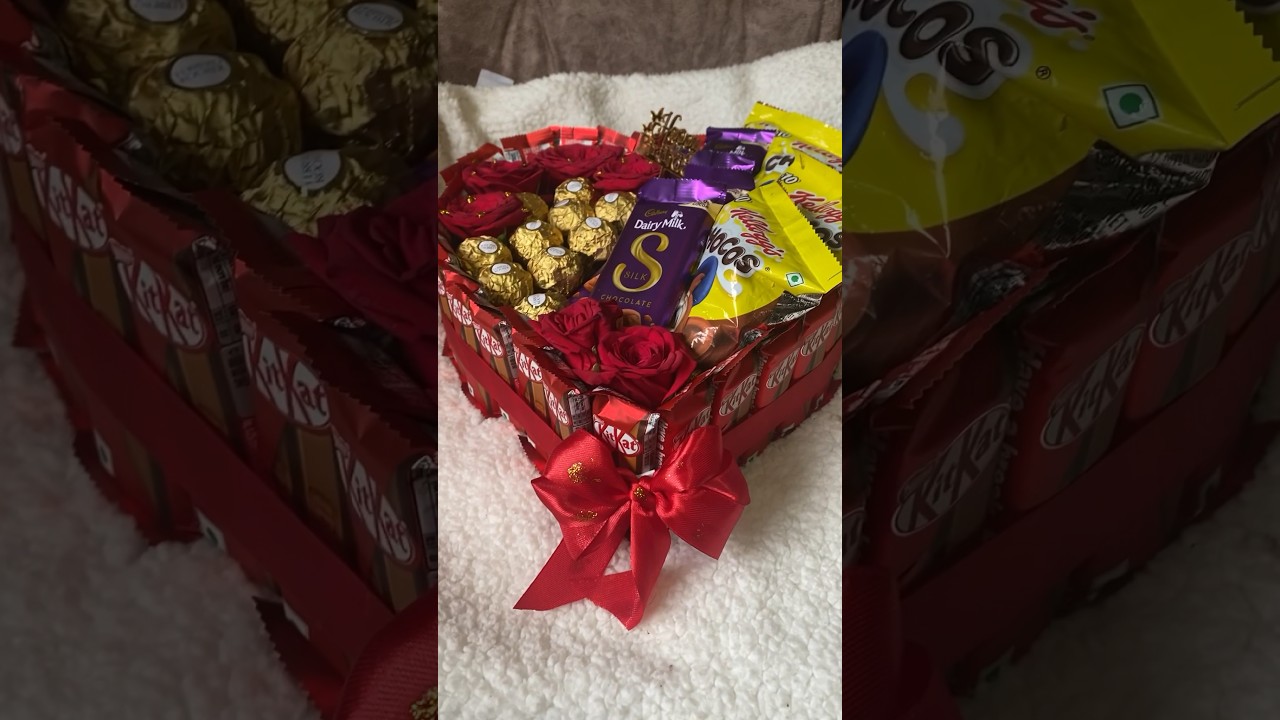Chocolate Hamper for the gift❤️ #viralvideo #caketime #hampers #chocolatehamper #shortsviral #viral