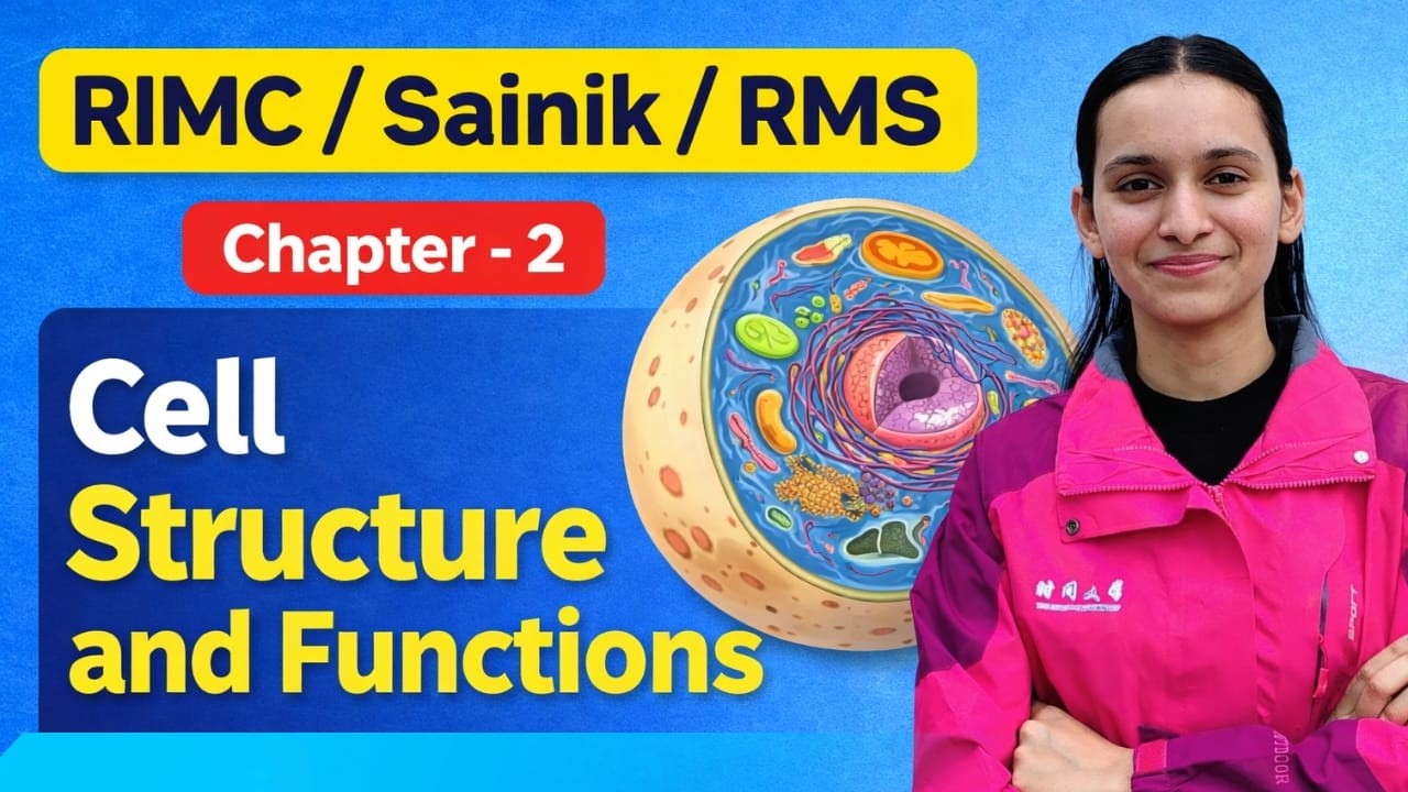 Cell Structure and Functions| RIMC • Sainik • RMS