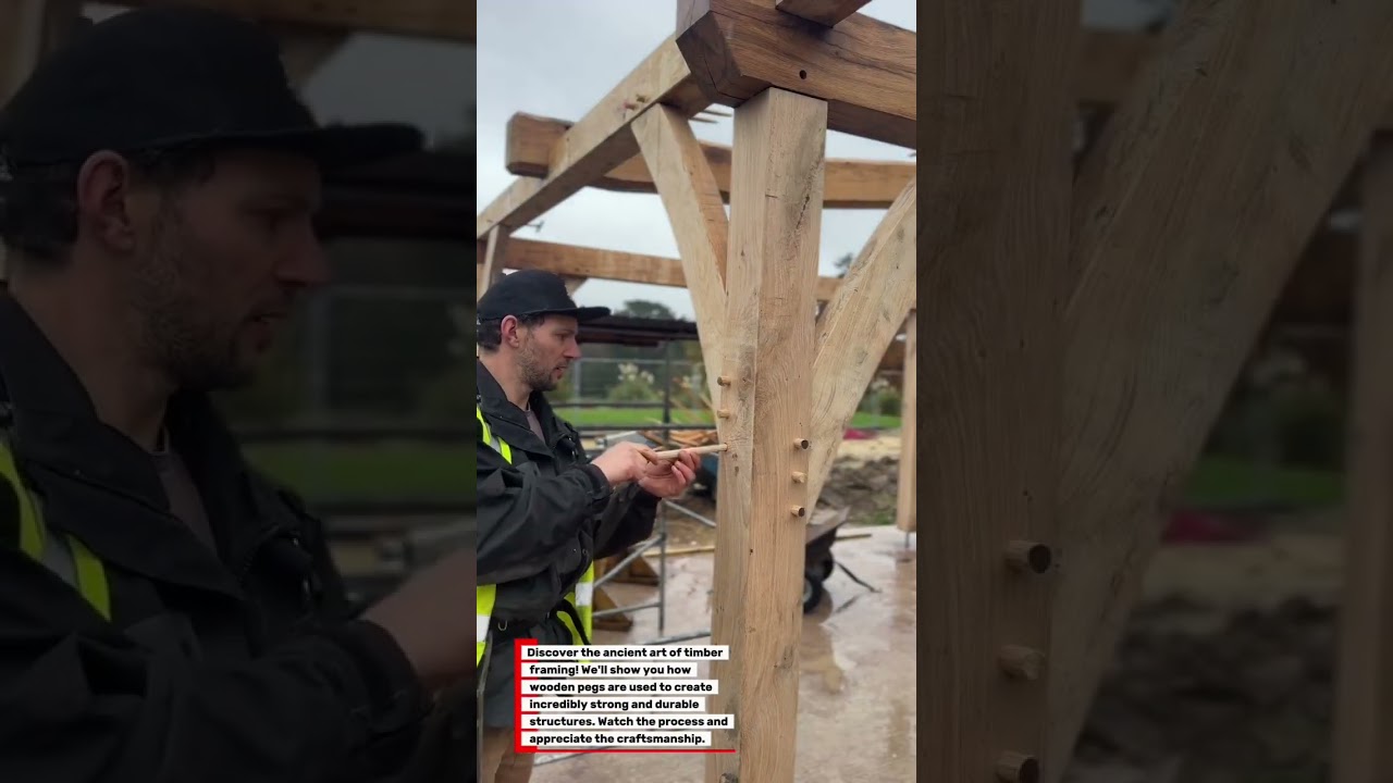 See How Wooden Pegs Create a Strong Structure! 