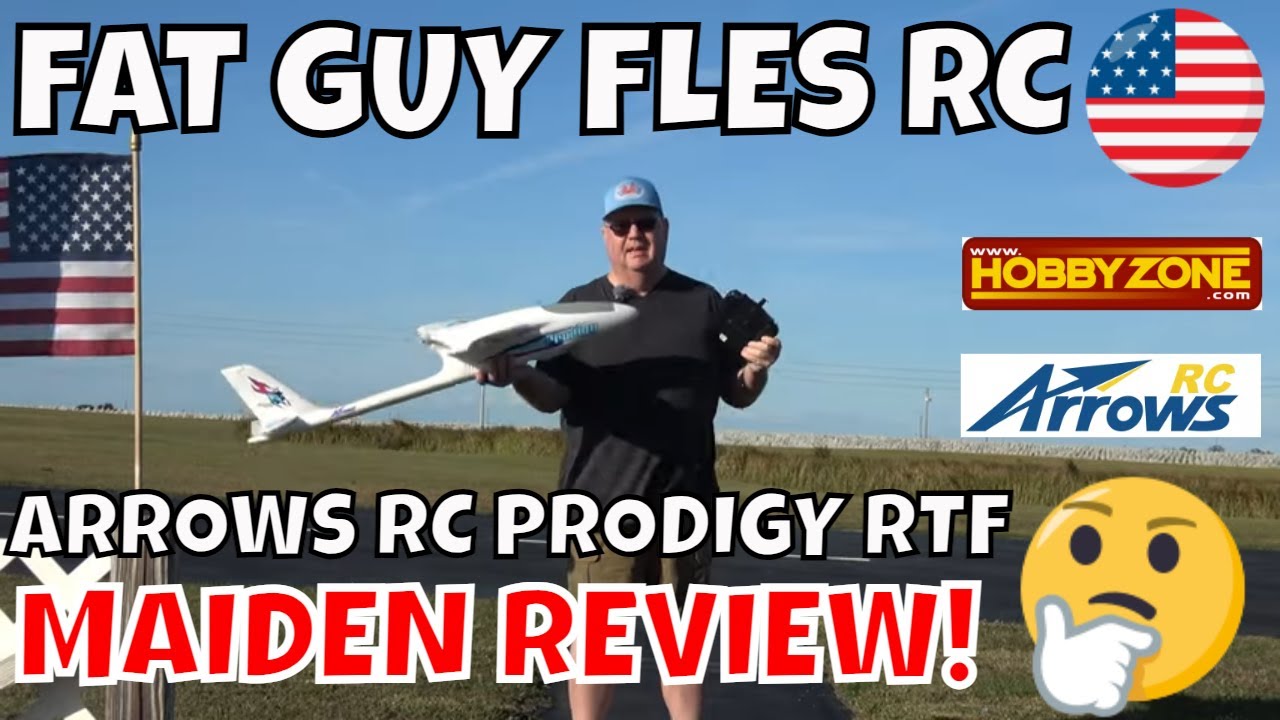СТРЕЛЫ RC PRODIGY RTF MAIDEN от Fat Guy Flies RC