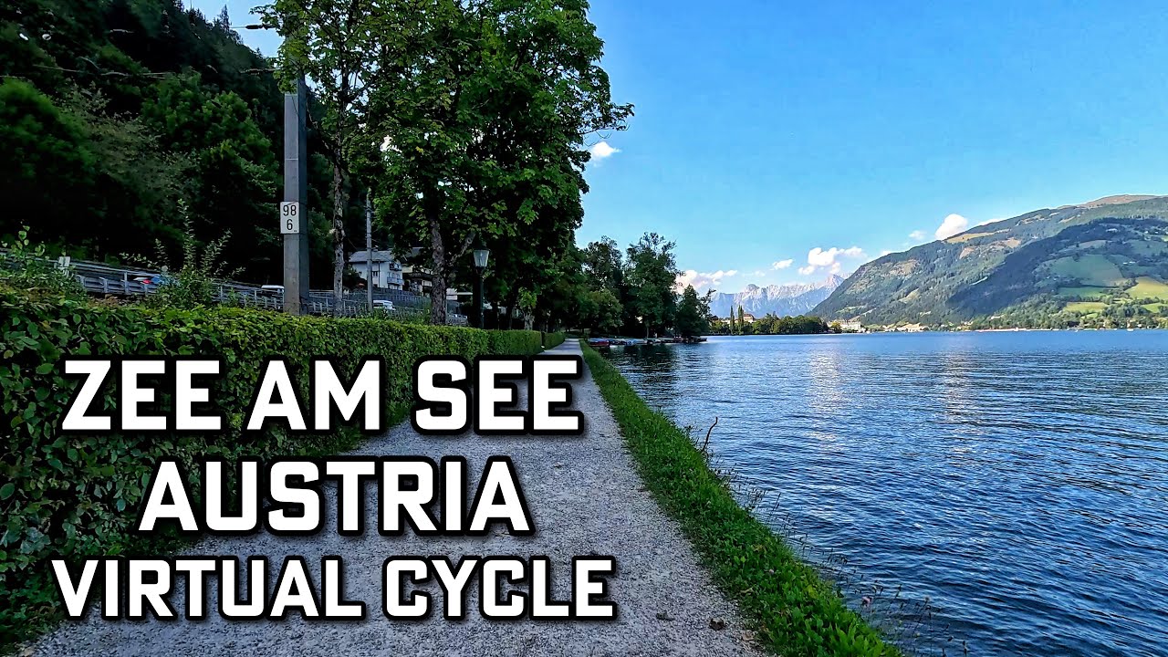 20 Minute Indoor Cycling Workout Views of Zee am See - Austria | Virtual Cycle Ride Around Austria