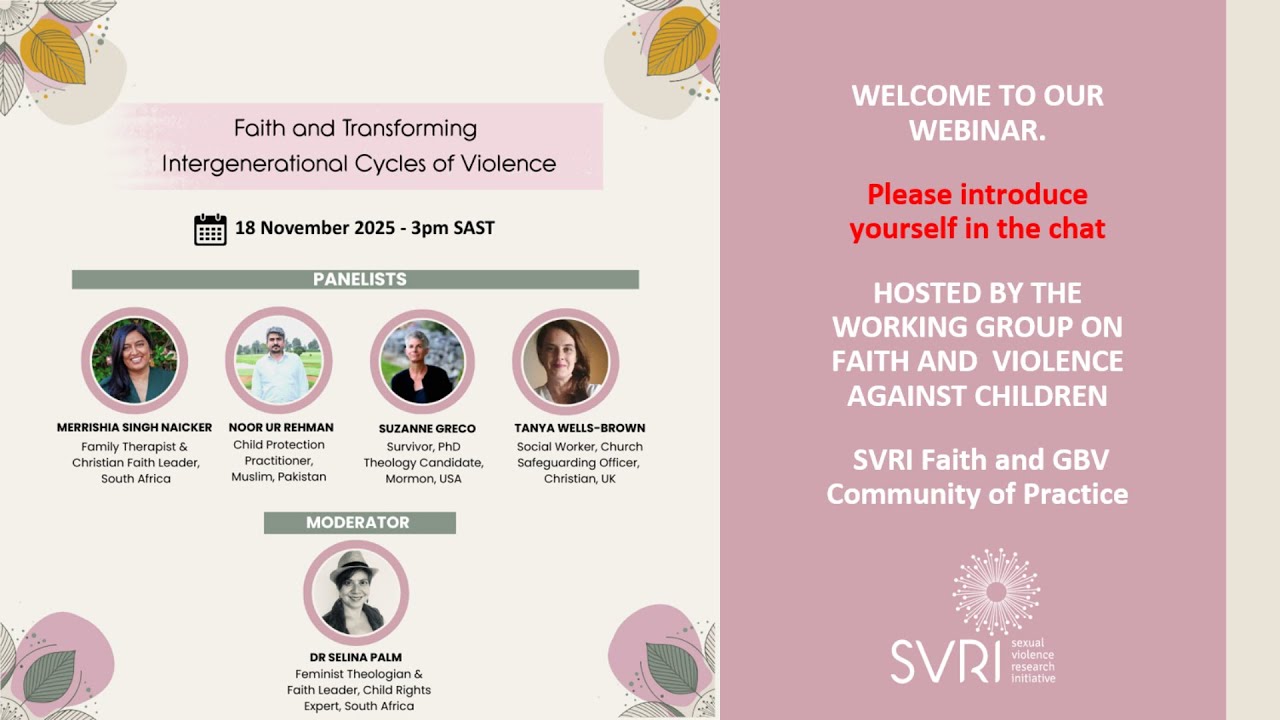 Faith and Transforming Intergenerational Cycles of Violence