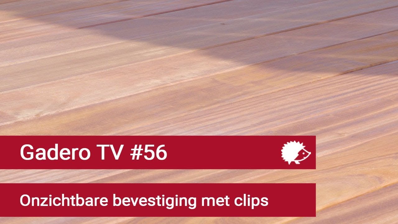 #56 Terrasplanken met b-fix clips voor onzichtbare bevestiging