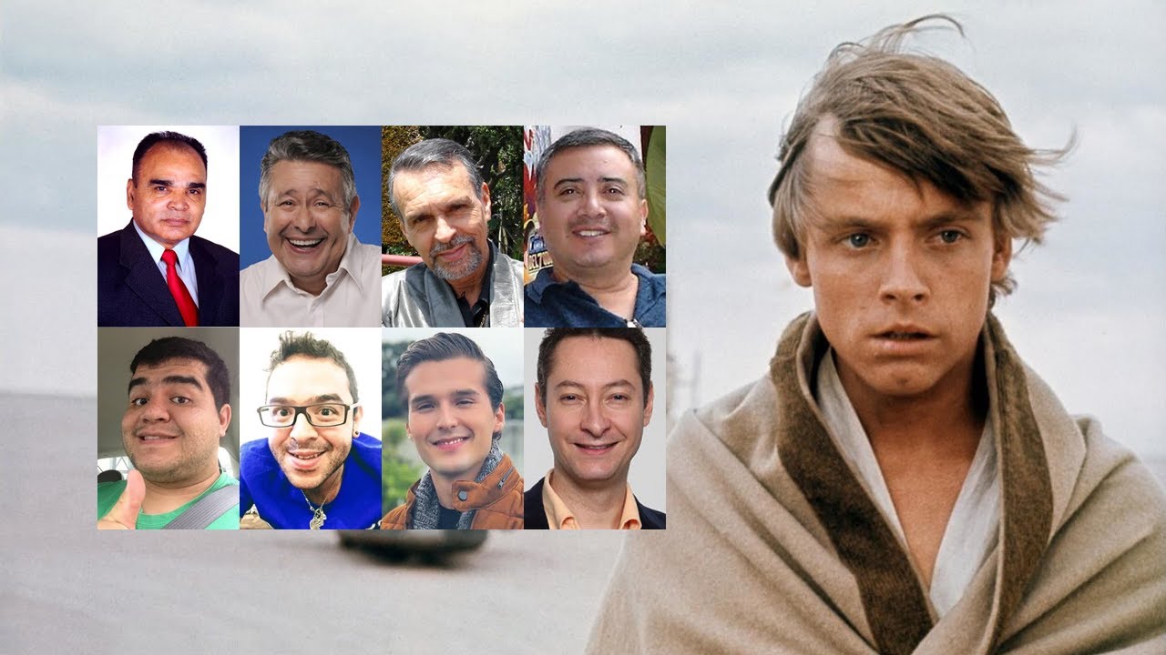 Comparando las Voces de: Luke Skywalker (Latinoamérica) (Doblaje) Star Wars