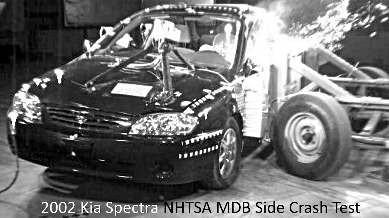 2000-2003 Kia Spectra Sedan NHTSA MDB Side Crash Test