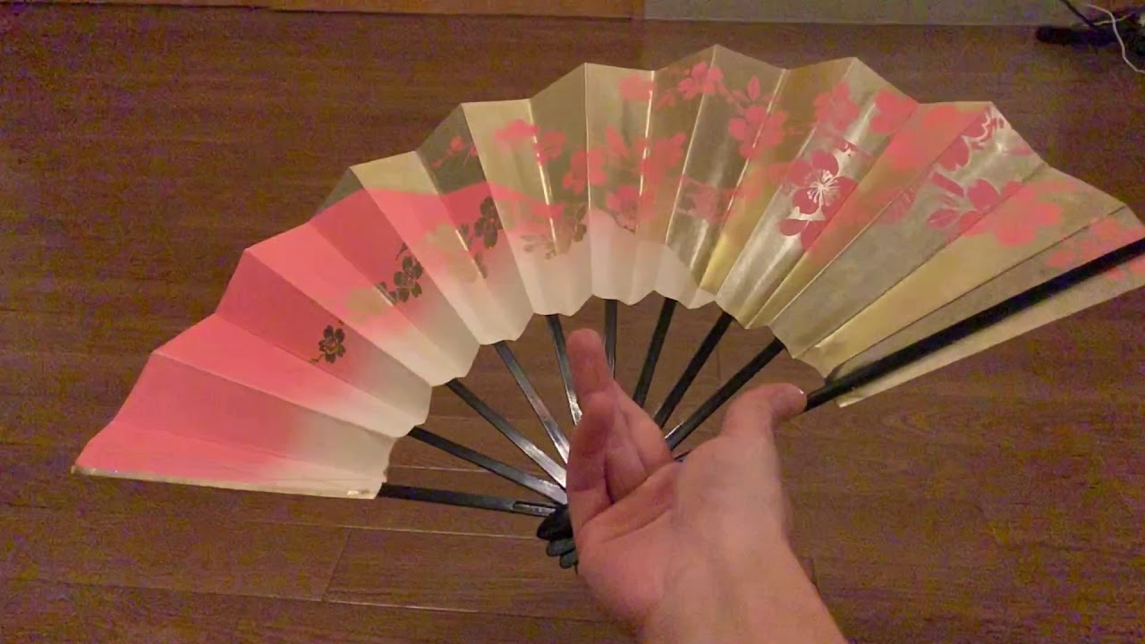 【花魁オハナ】扇子技　高速要返しの方法　要返し練習