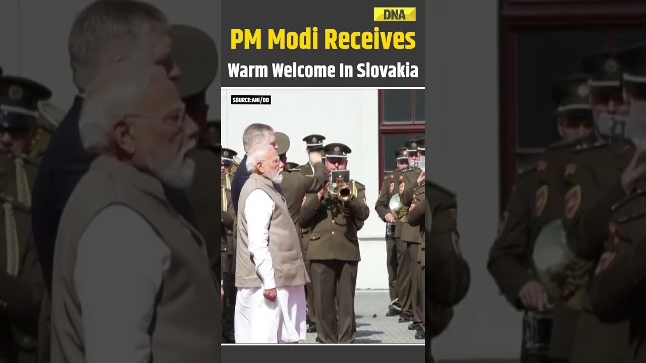 Modi News: PM Modi Receives Official Welcome In Bratislava During Slovakia Visit | PM Modi News