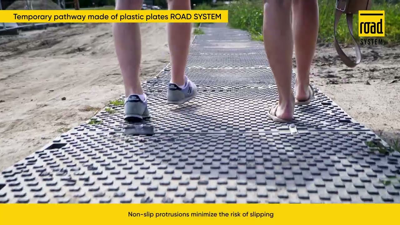 ROAD SYSTEM Temporary pathway in Kórnik