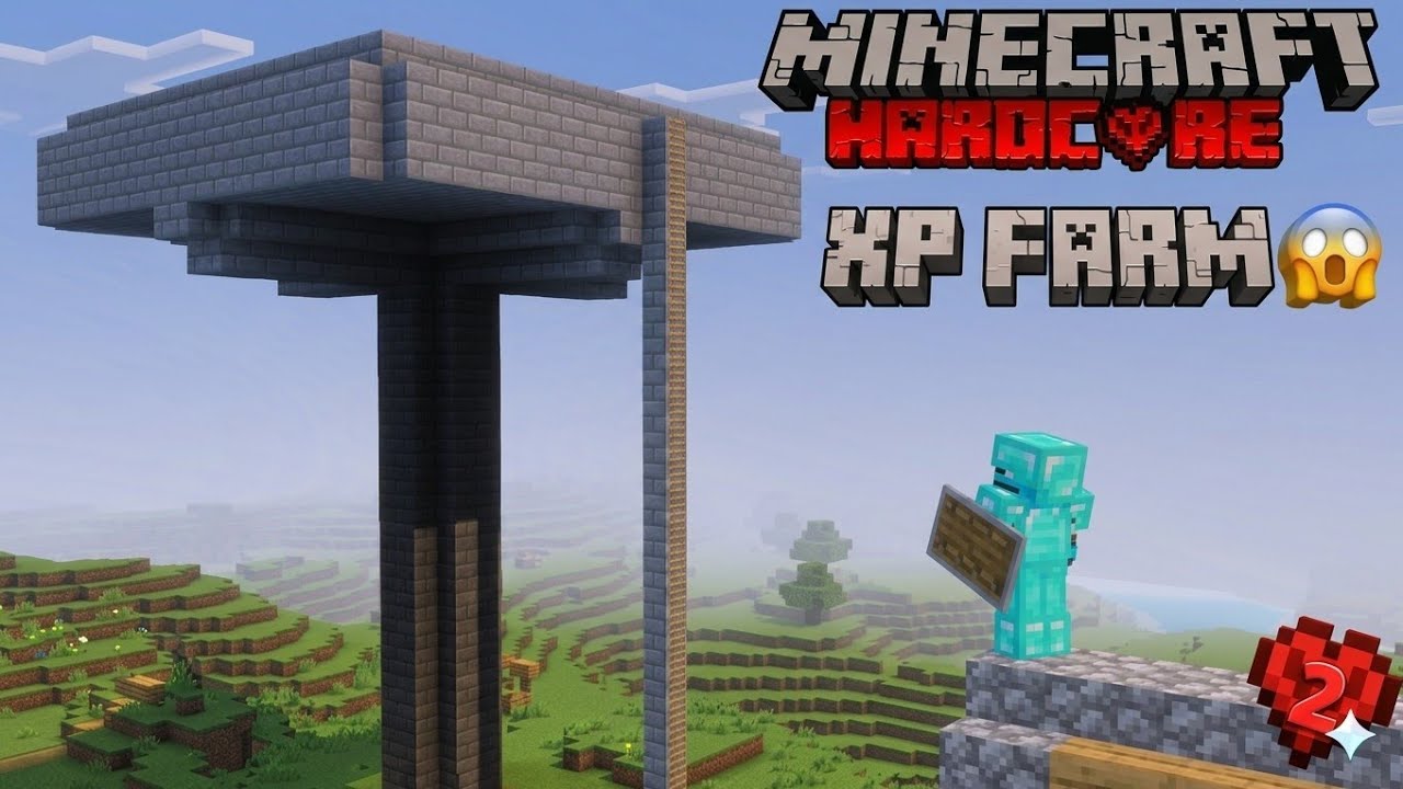 🔥 Minecraft Hardcore Part 2 | OP XP Farm + Diamond Armor 😱