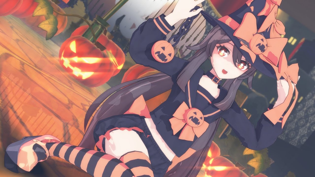 【原神MMD】『Happy Halloween』by 胡桃(ハロウィン衣装)【Genshin Impact/4K】