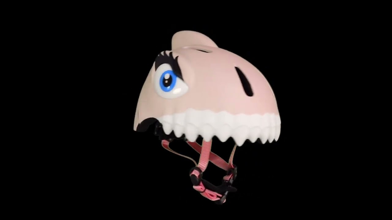 360 Display of Crazy Safety Animal bicycle helmets