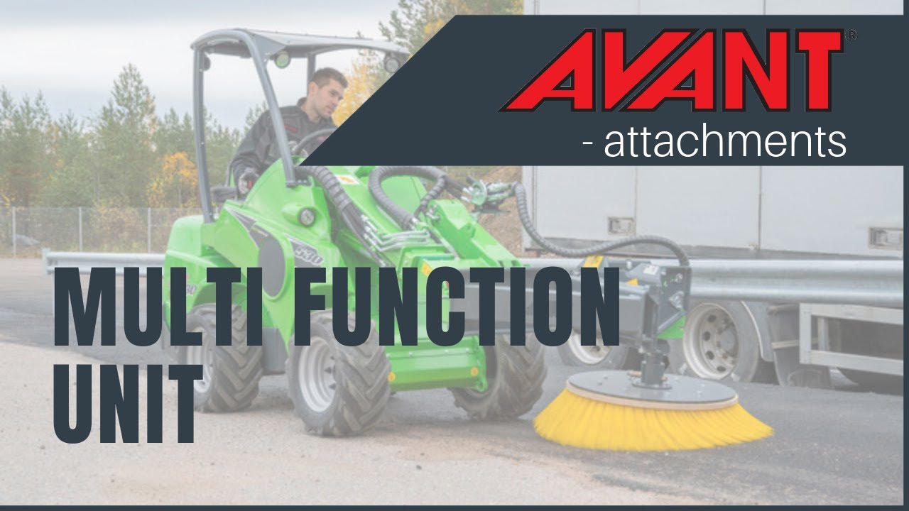 Avant attachments: Multi function drive unit