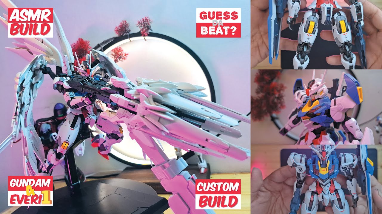 CUSTOM JMS FM AERIAL/ADDED CUSTOM PRELUDE WINGS/ASMRBUILD /CUSTOMSCRIBE/MATTETOPCOAT #gundamaerial
