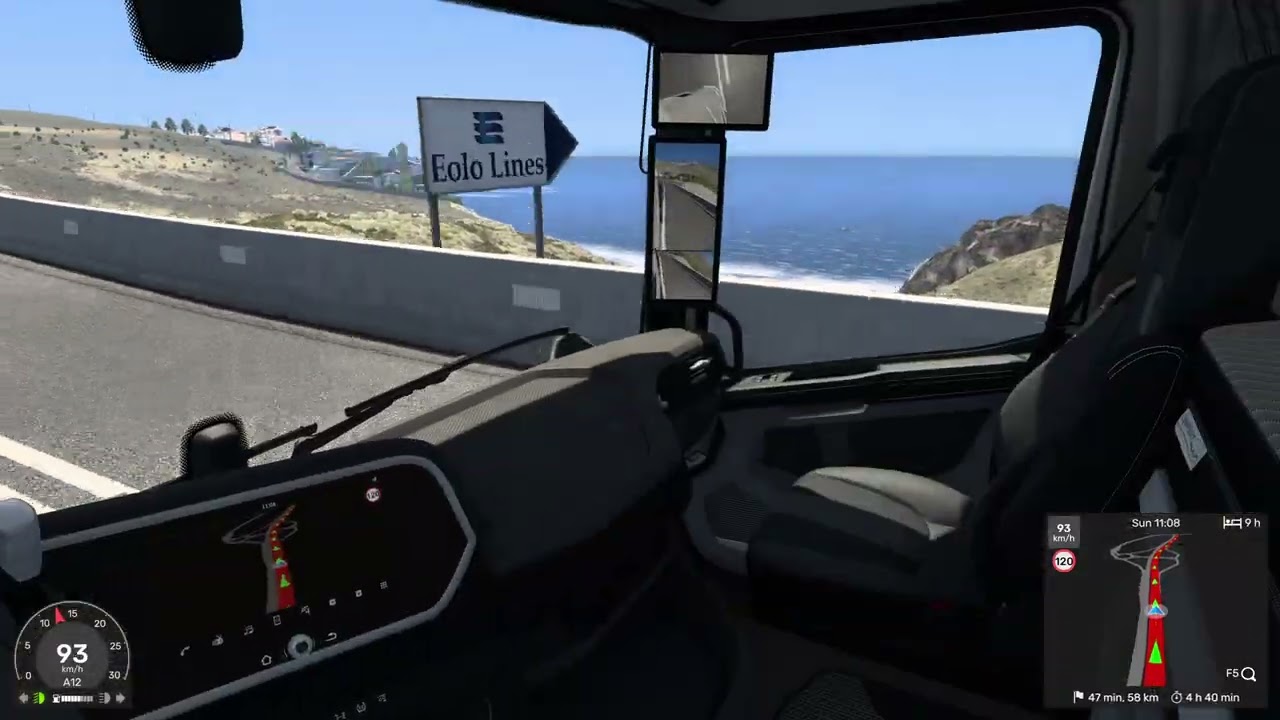 Euro Truck Simulator 2 Delivery water tank across Spain (2 t) №4