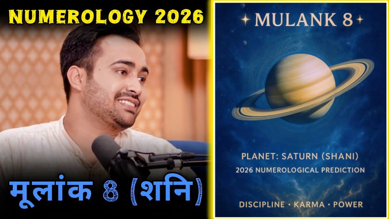 Mulank 8 (8, 17, 26) DOB: 2026 Numerological Prediction &ndash; Explained by Arun Pandit Ji #numerology