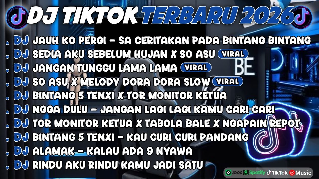 DJ TIKTOK TERBARU 2026🎵DJ JAUH KO PERGI🎵DJ SEDIA AKU SEBELUM HUJAN X SO ASU