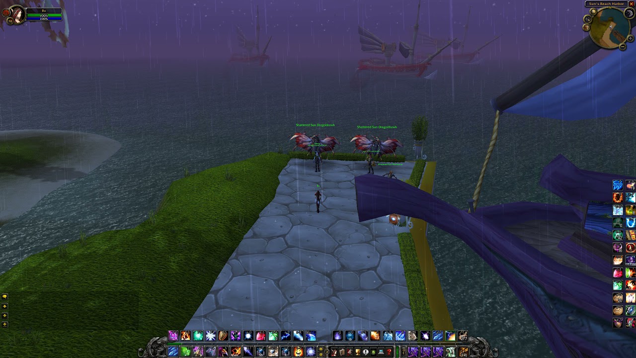 Isle of Quel'Danas Flight Master Location, WoW TBC