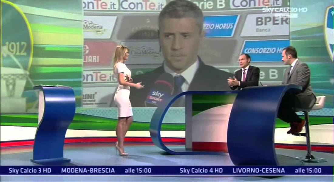 Diletta Leotta Sky Serie B 20 Febbraio 2016