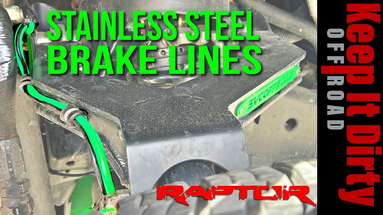 Raptor Rehab   Stainless Steel Brake Lines