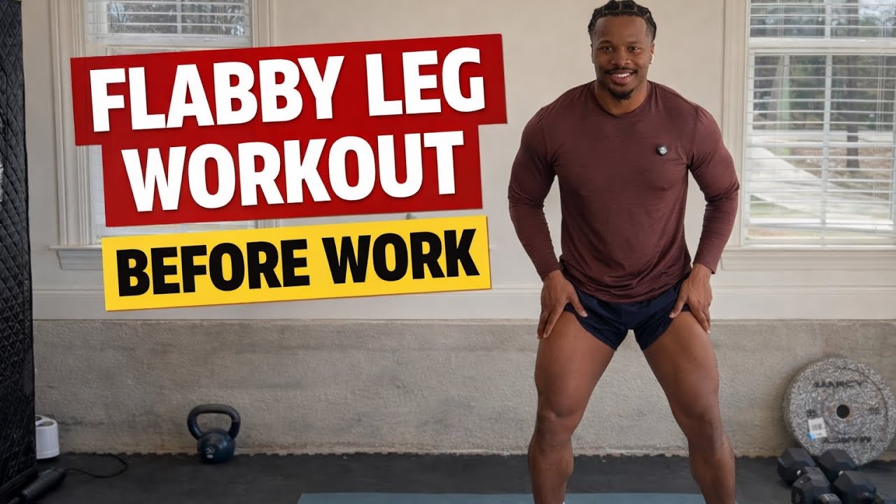 5-минутная тренировка для нижней части тела, чтобы избавиться от дряблых ног (оборудование не тре...