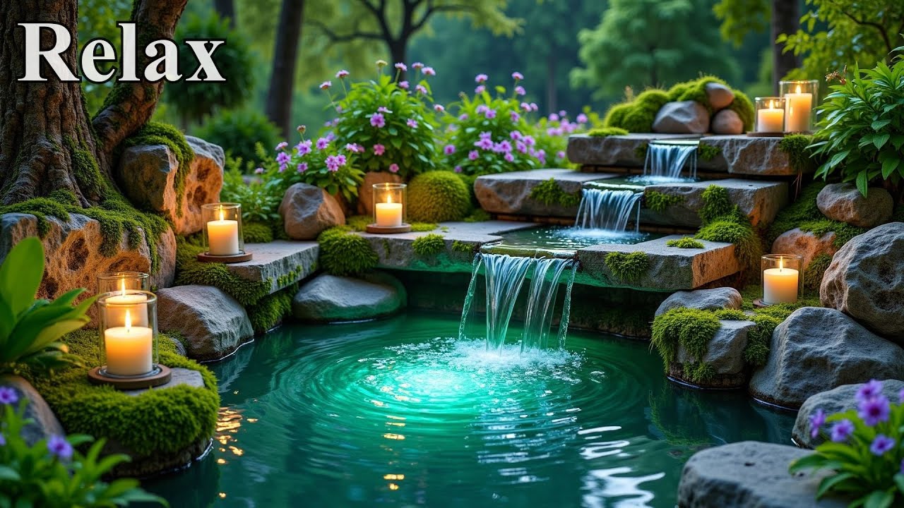 Relaxing Music + Soothing Water Sounds 🍃 Deep Calm and Inner Peace