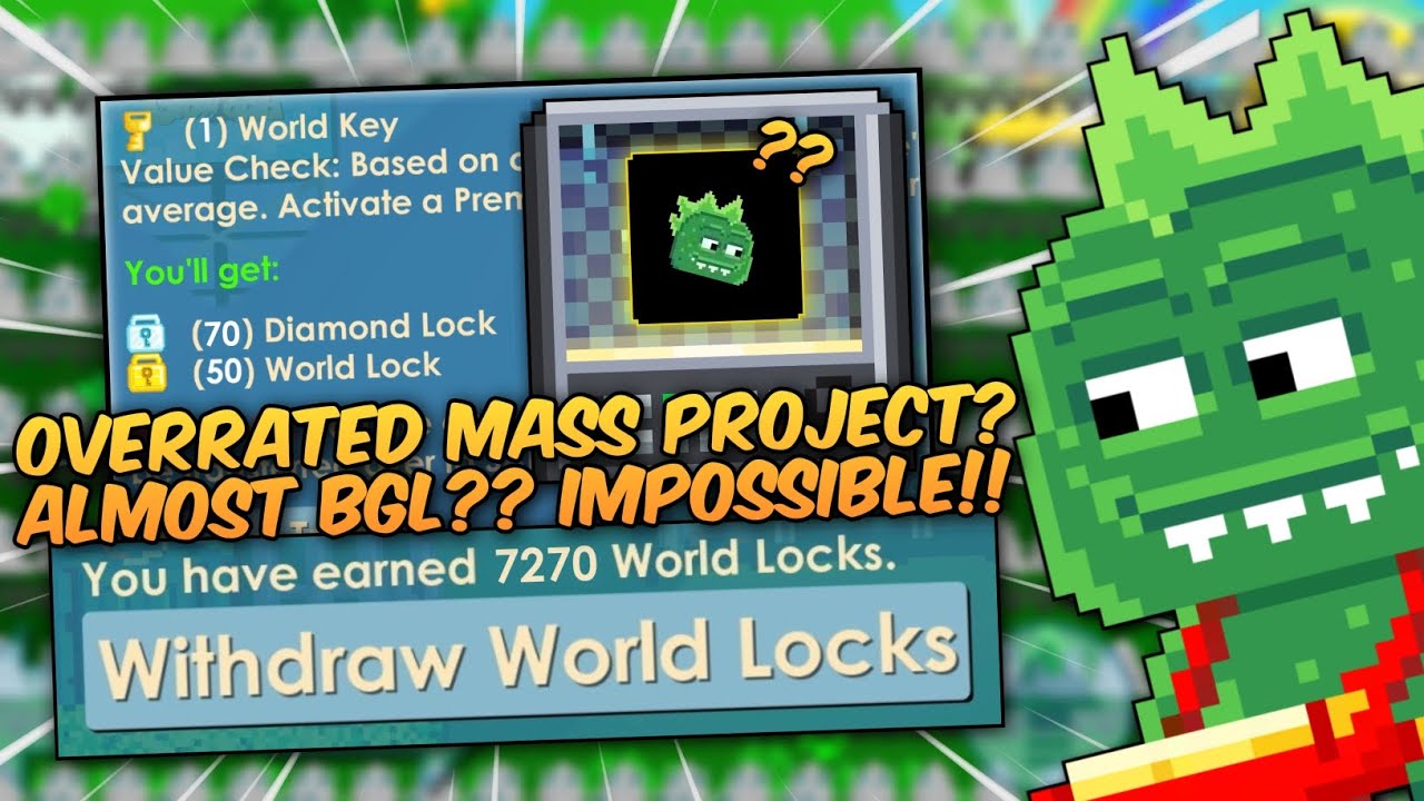 ОМАИГА! ПОЧТИ ПОЛУЧИЛ BGL С ЭТОЙ МАССОЙ!? БОЛЬШАЯ ПРИБЫЛЬ! - Growtopia