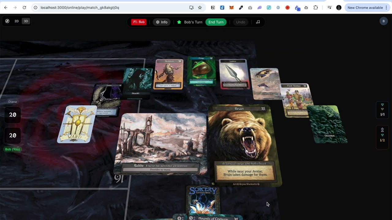 How to play Sorcery: Contested Realm online at realms.cards