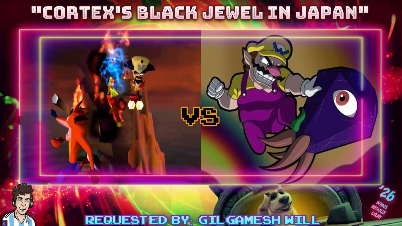 Cortex's Black Jewel (JP) 🎶 Crash 1 / Wario World MASHUP (Japanese Versions)
