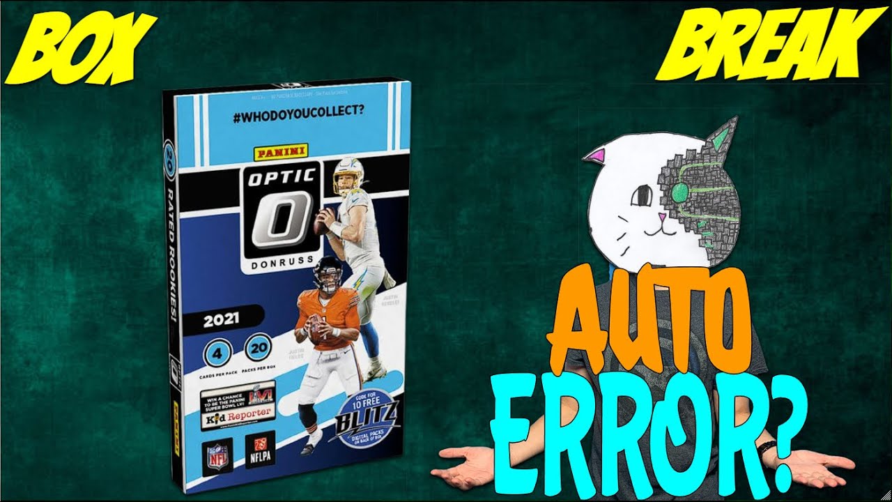 AUTO ERROR? 2021 Panini Optic Hobby & Prizm Mega Pick Your Team Break #1
