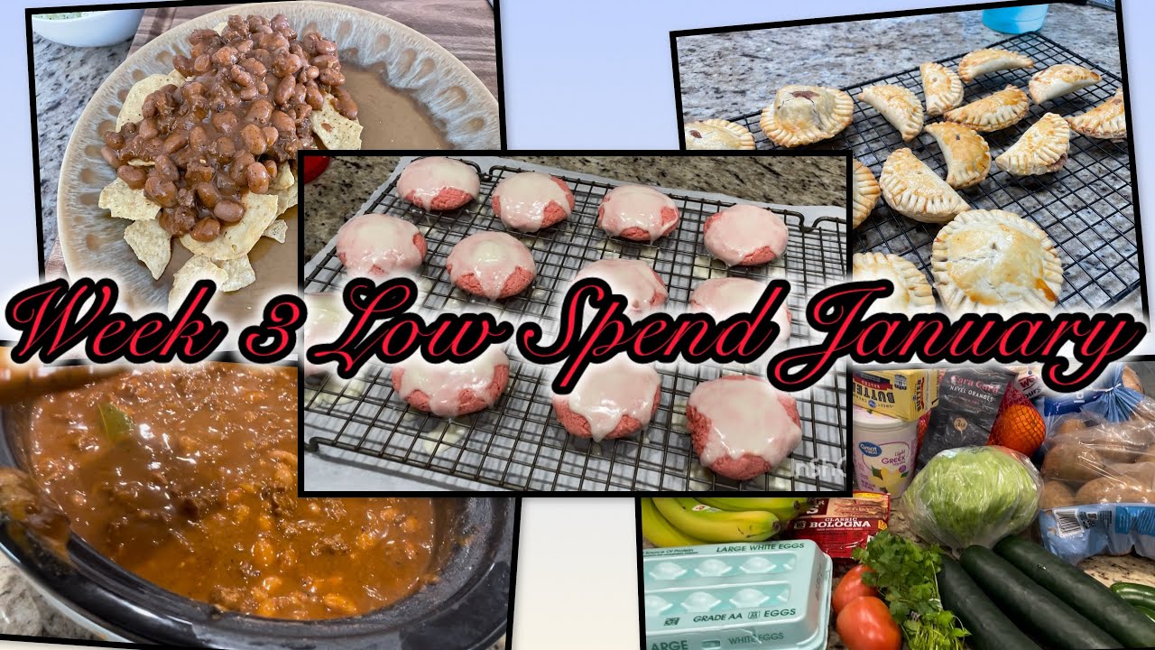 Week 3 Low Spend January #threeriverschallenge #pantrychallenge 