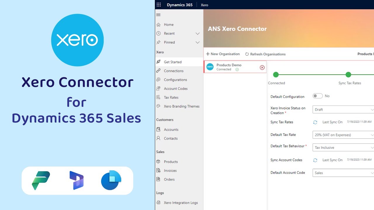 Xero Integration with Microsoft Dynamics 365 Sales