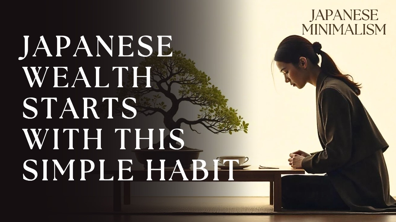HOW JAPANESE MINIMALISTS USE SMALL HABITS TO BECOME RICH | JAPANESE MINIMALISM