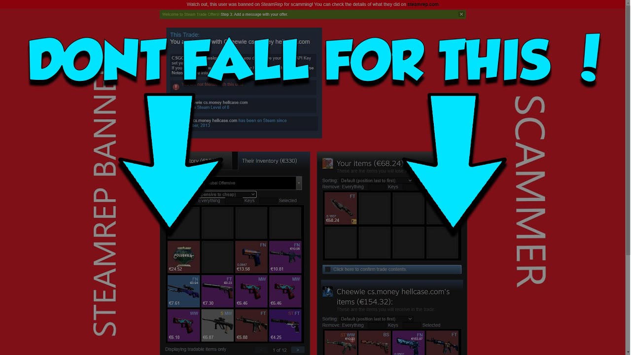 Watch Out For These SCAM Methods (CSGO) 2020
