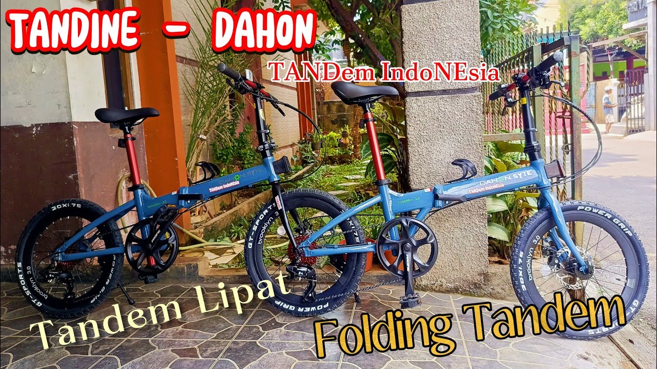 Tes sepeda TANDINE-DAHON ditanjakan, turunan & manuver dijalan sempit.