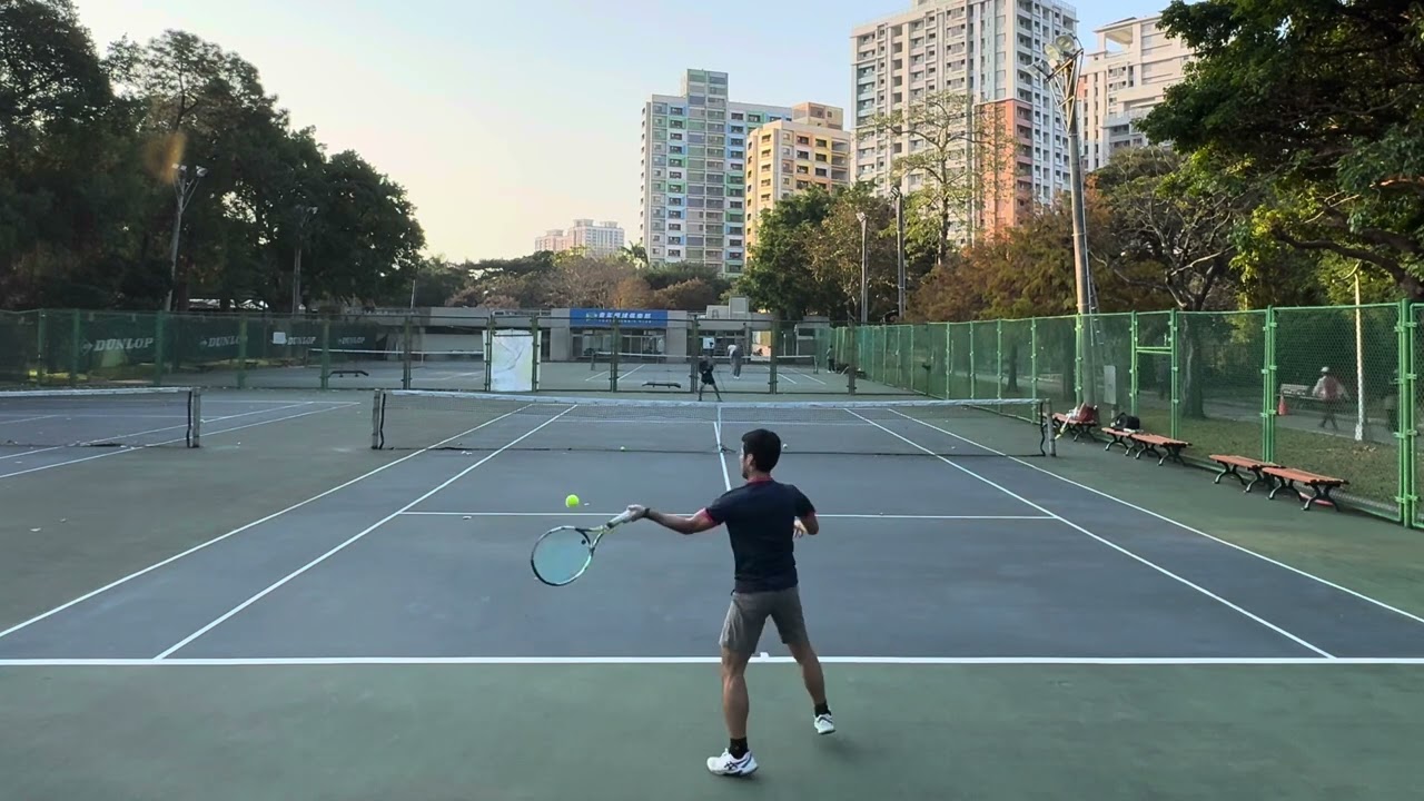 2026.02.14 青年公園 Tennis Groundstroke
