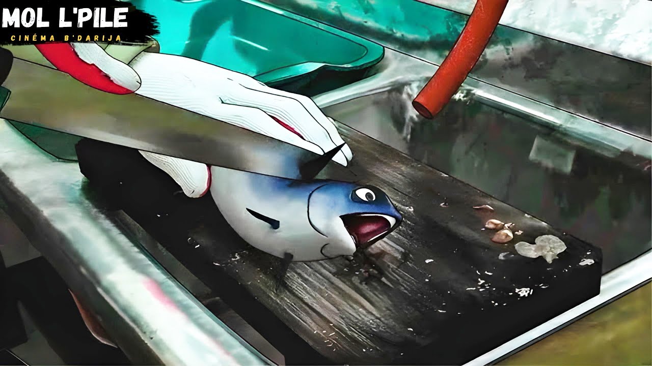 الحياة في عيون سمكة😢سمكة تحاول الهروب من أحد المطاعم إلى البحر لكي لا تصبح عشاء للبشر😱||ملخص🎦 𝐏𝐚𝐝𝐚𝐤