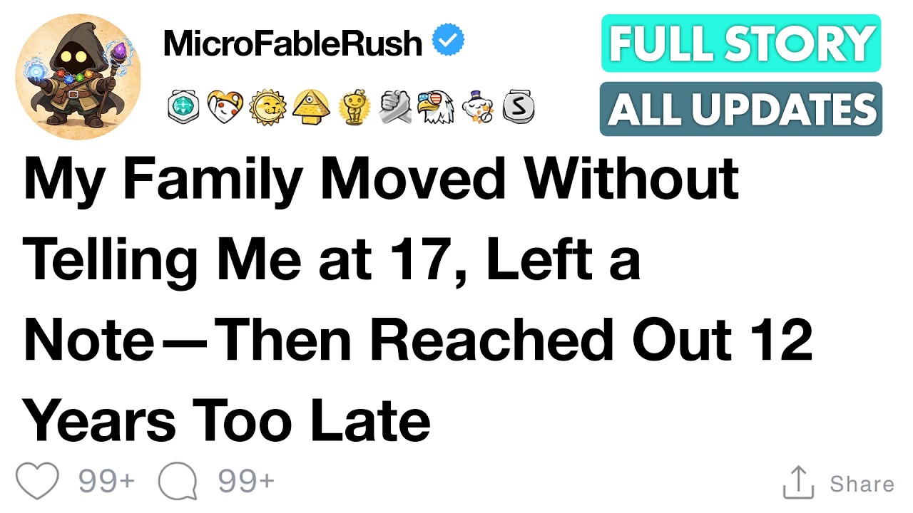 (Full story)My Family Moved Without Telling Me at 17, Left a Note—Then Reached Out 12 Years Too Late