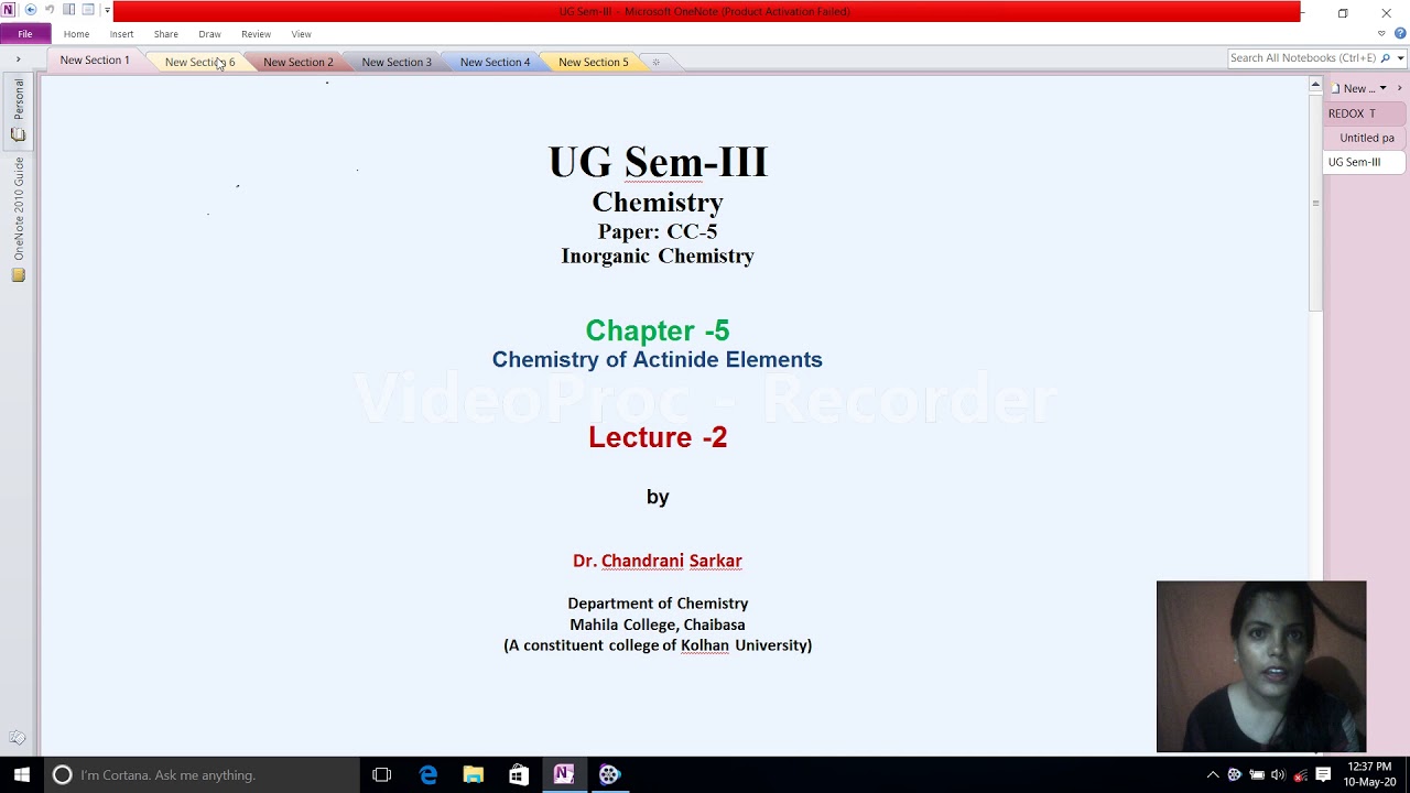 General Properties of Actinides, Lecture #2, Chemistry of Actinide Elements, CC-5