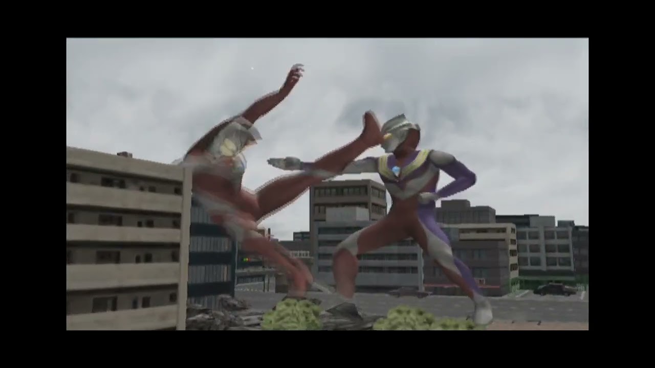 Ultraman fighting evolution3 #ufe3 / Ultraman Tiga vs Ultraman Dyna
