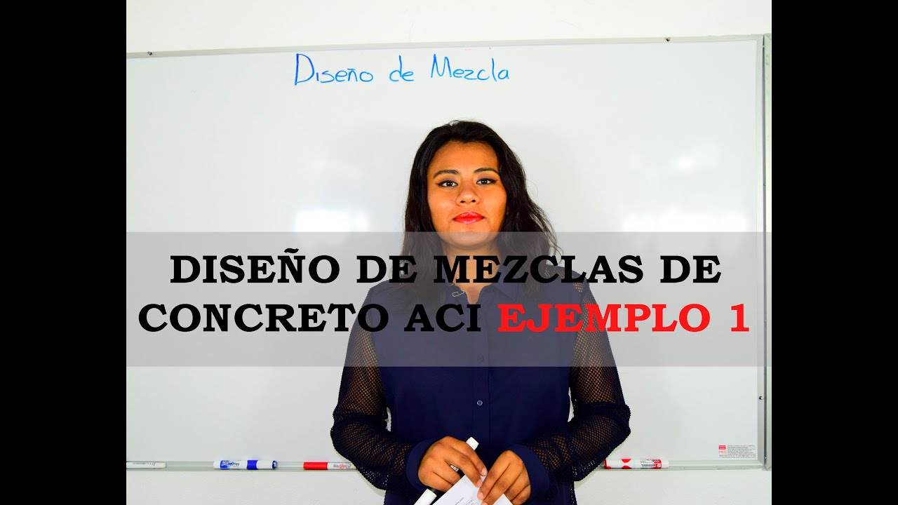 Diseño de mezclas de concreto. Método ACI. Losa, Ejemplo 1
