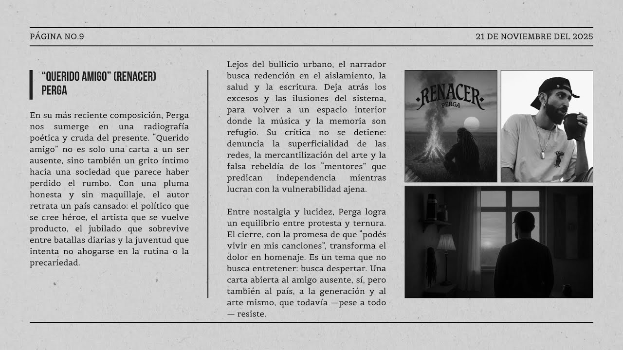 9.QUERIDO AMIGO - PERGA (álbum RENACER)