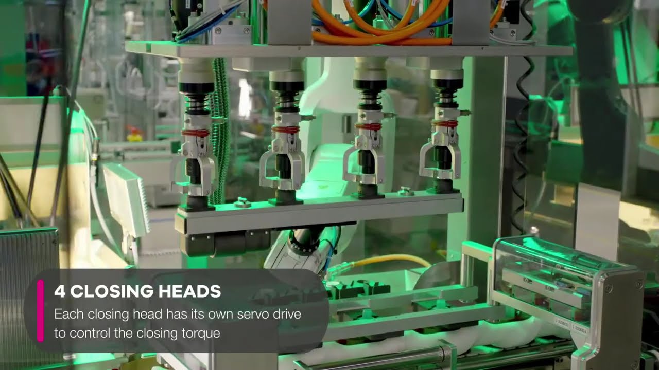 U2Robotics - Flexicapper - multifunctional flexible capping machine for various kind of caps.