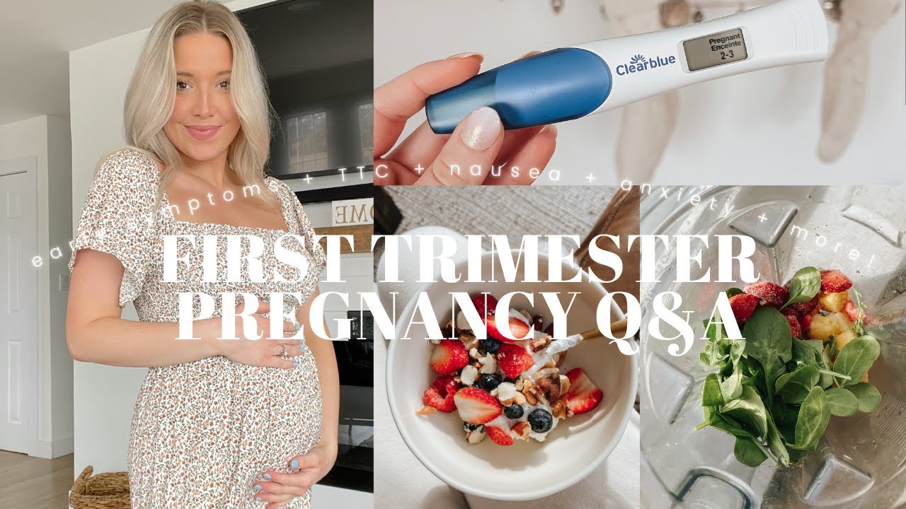 First Trimester Pregnancy Q&A | early pregnancy symptoms, nausea, + More! | First Pregnancy Journey